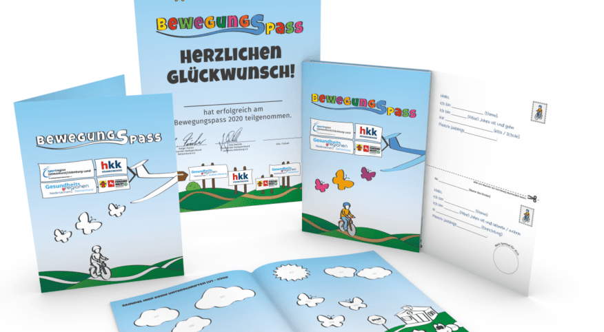 Bewegungspass, Stempelkarte und Elterninformation